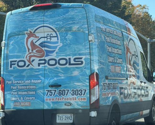 fox pools van
